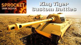 Tank Designer Game | King Tiger H Custom Battle | Sprocket