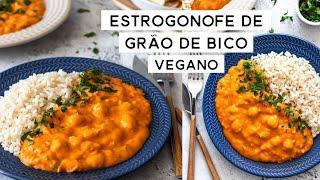 ESTROGONOFE DE GRÃO DE BICO VEGANO - FÁCIL, RÁPIDO E BARATO | PLANTTE