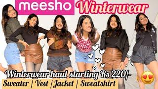 MEESHO Winterwear Haul Starting Rs 220/- | Sale Upto 70% Off | Stylingwithshivani #meesho