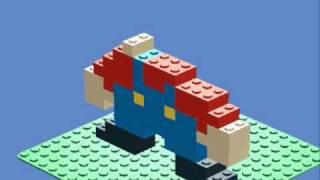 How to make lego mario on LDD