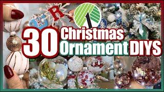 30 DOLLAR TREE CHRISTMAS DIY ORNAMENTS // DIY CHRISTMAS DECOR CRAFTS 2021