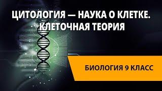 Цитология — наука о клетке. Клеточная теория