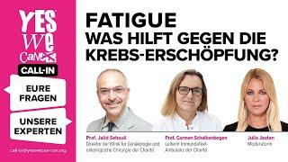 CALL-IN | Fatigue – was hilft gegen die Krebs-Erschöpfung?