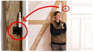 Old doors without bulky frames!  (Rescuing a 120 year old house)