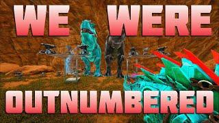 How We BULLIED Their ENTIRE TRIBE As A DUO!!! ARK 4Man PvP Episode 4