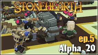 Stonehearth [ #5 ] Строим Защиту, дерёмся с Орками [Alpha 20]