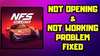 How to FIX Need For Speed No Limits Not Opening / Not Working Problem Android & IOS