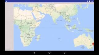 Android Studio template of Google Maps Activity