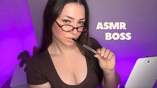 ASMR Dominant Boss | FOCUS! Performance Review