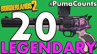 Top 20 Best Legendary Guns and Weapons in Borderlands 2 #PumaCounts