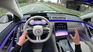 NEW Mercedes S-Class POV Drive! S-Class Interior Ambiente S500