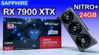 SAPPHIRE NITRO+ AMD Radeon RX 7900 XTX Vapor-X 24GB Unbox Install Gameplay