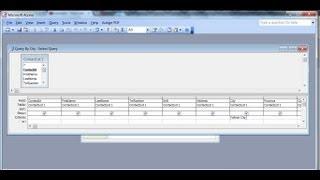 Microsoft Access 2003 pt 3 (Query)