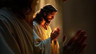 The Serenity of Jesus Praying | A Moment of Divine Reflection #jesus #christian #prayer