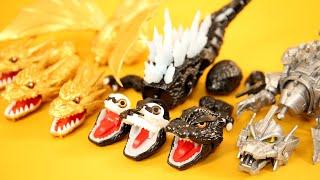 GODZILLA Toys New Model Kits  KingGhidorah & Kiryu Kai