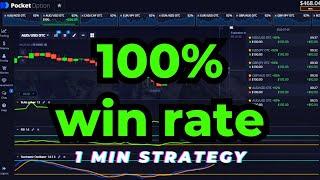 POCKET OPTION 1 MINUTE STRATEGY | SIMPLE,EASY AND PROFITABLE