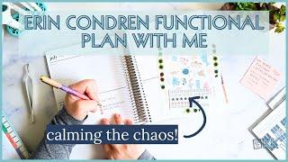 Erin Condren Functional Plan with Me Compact Vertical Weekly To Do List and Plans