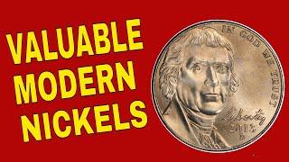 5 Modern nickels to look for! Valuable nickels worth money!