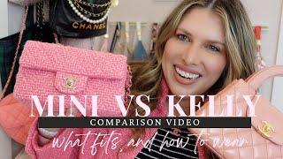 Chanel Nano Shopping Bag and Classic mini comparison! WIMB and what fits!