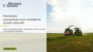 НАСТРОЙКА КОРМОУБОРОЧНЫХ КОМБАЙНОВ CLAAS JAGUAR: ИЗМЕЛЬЧАЮЩИЙ АППАРАТ