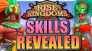 Mayan Skills Revealed! [Siyaj K'ak' and Wak Chanil Ajaw] Rise of Kingdoms