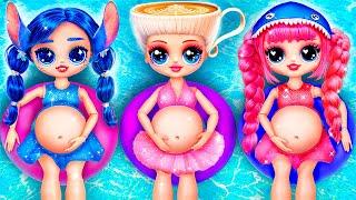 Ballerina Cappuccino & Tralalero Tralala & Stitch: Mommies on a Cruise Ship! LOL OMG DIYs