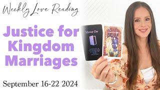 Justice for Kingdom Marriages (Divine Masculine Feminine Love Card Reading) September 16-22 2024