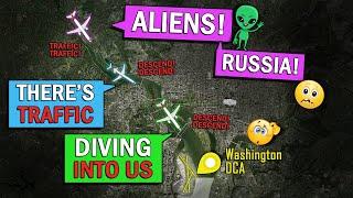 Numerous COLLISION WARNINGS Near Washington DCA Airport!