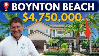 Compare South Florida's $4,750,000 Waterfront Mansion to $275,000 in Boynton Beach