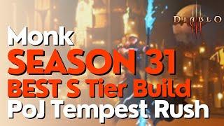 Diablo 3 Season 31 Monk PoJ Tempest Rush Build Guide