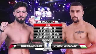 Izzeddin Al Derbani vs Siyovush Gulmamadov Full Fight (MMA) | Phoenix 4 Dubai | December 22nd 2017.