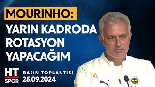 Jose Mourinho ve Sofyan Amrabat Basın Toplantısı (25 Eylül 2024) - HT Spor