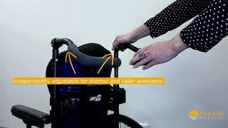 Quickie - Height Adjustable Push Handles - Sunrise Medical Australia