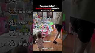 Ranking The Top 6 Cutest Babies Copying Parents