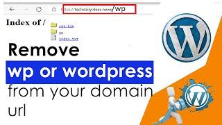 How to remove /WP from website. Remove ‘wp’ or ‘/wordpress' from the end of URL on wordpress site?