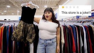 i went to the WORST RATED THRIFT STORE! 