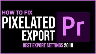 How to export High quality video in premiere pro | Pixelation in premier pro Fixed GoPRO Video