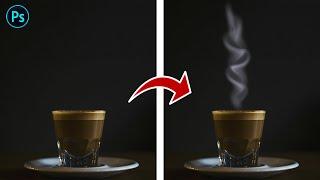 How to Create Smoky Effect for Coffee Cup in Photoshop Tutorial