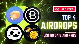 Airdrops Listing Date And Price | Hrum | Bits | Ducks | Nuts Farm | New Updates  @Miningcryptopro