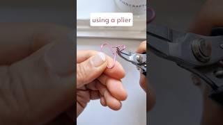 DIY Paperclip mini Jewelry Hanger when you're bored 