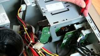 Anleitung: Am Computer die Festplatte tauschen - neue HDD in den PC einbauen [German]