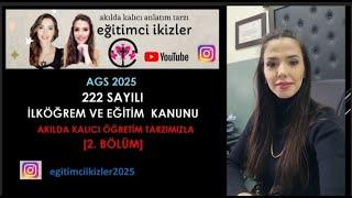 5) 222 SAYILI KANUN 2. BÖLÜM