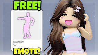 HURRY! FREE EMOTES ON ROBLOX!