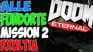 Doom Eternal alle 26 Fundorte auf Exultia Mission 2 | Extraleben, Alle Geheimnisse, Challenges etc.