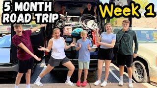 Driving Cross Country with a Family of 10!