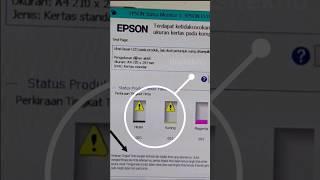 Warning|Epson L5190 Jangan Abaikan Status Tinta Seperti ini #printer #printerepson #epsonecotank