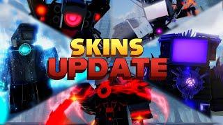 SKINS UPDATE || SKIBIDI TOILET BLOCKADE BATTLEFRONT || ROBLOX