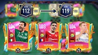 MASSIVE F2P TEAM UPGRADE 112 TO 119 OVR !!! | FIFA MOBILE 22