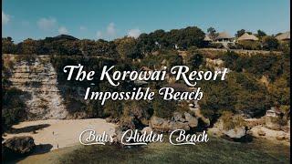 One of HIDDEN BALI BEACHES - The Impossible Beach - a Night at the Korowai