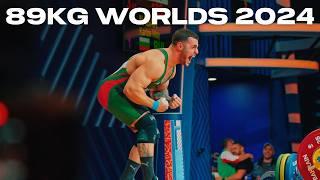 Men's -89kg World Championships 2024 | Full Session (Karlos Nasar World Records!)